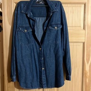 AE denim button up